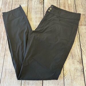 Anatomie Luisa Pants Large Gray Lightweight Travel Packable Straight Leg Luxury